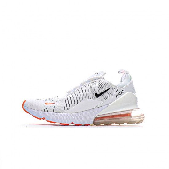 Nike Air Max 270 Flyknit Bílý/oranžový/Černá Pánskés běžné boty