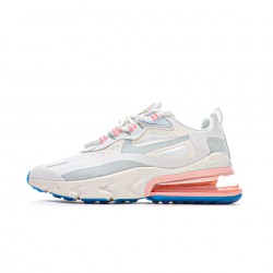 Nike Air Max 270 React "Summit White" Šedá/béžová/modrá/růžová Pánské a dámské běžné boty AO4971 100