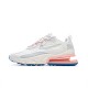 Nike Air Max 270 React Summit White Šedá/béžová/modrá/růžová Pánské a dámské běžné boty AO4971 100