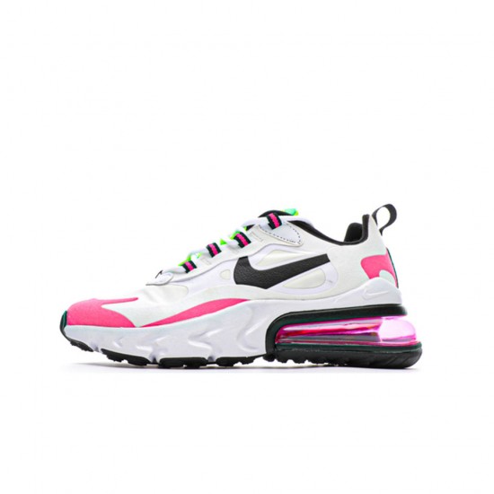 Nike Air Max 270 React White/Pink/Black/Green dámské běžné boty CJ0619 101