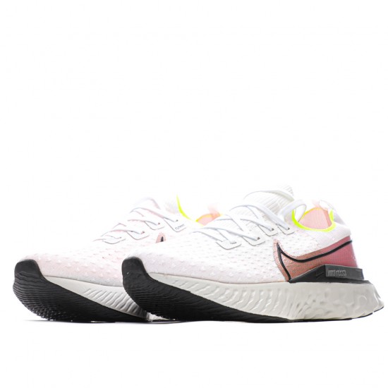 Nike Epic React Flyknit Infinity Platinum Tint/Černá-Růžový Blast CD4371 004 Pánské a dámské běžné boty