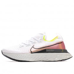 Nike Epic React Flyknit "Infinity" Platinum Tint/Černá-Růžový Blast CD4371 004 Pánské a dámské běžné boty