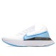 Nike Epic React Flyknit True White běžné boty CD4371 101 Pánské a dámské