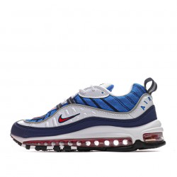 Nike Air Max 98 "Gundam" Bílý/Modrý/Černá ‎Pánskés běžné boty AH6799 100